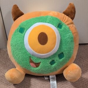 Disney Parks Munchlings Mike Wazowski Avocado Bagel 14" Plush Toy EUC